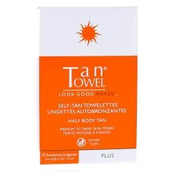 TAN TOWEL Lingettes auto-bronzantes 10 lingettes demi-corps