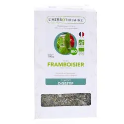 L'HERBÔTHICAIRE Feuille Framboisier Bio Plante pour tisane 100g