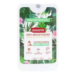 ASSANIS Anti-Moustique - Spray Répulsif Toutes Zones 40ml (format poche)