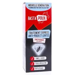 BASTA POUX - Traitement express anti poux et lentes 100ml