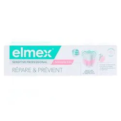 ELMEX Sensitive Professionnal + soin gencives tube 75ml