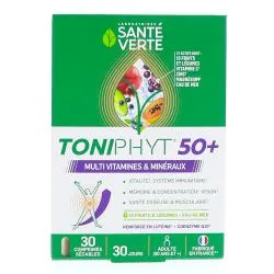 SANTE VERTE Toniphyt - multivitamines et minéraux x30 comprimés