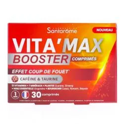 Santarome Vita'Max - Booster Anti Fatigue Caféine & Taurine x30 Comprimés