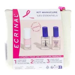 ECRINAL Ongles - Kit Manucure Les Essentiels 3 Etapes