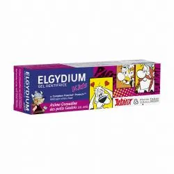 ELGYDIUM Kids Gel Dentifrice Astérix Grenadine des petits Gaulois 3/6 ans 50ml