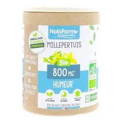 NAT & FORM Ecoresponsable - Millepertuis bio humeur x200 gélules