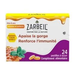 ZARBEIL Apaise la gorge et renforce l'immunité x24 pastilles