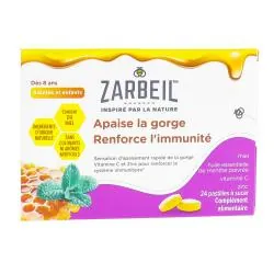 ZARBEIL Apaise la gorge et renforce l'immunité x24 pastilles