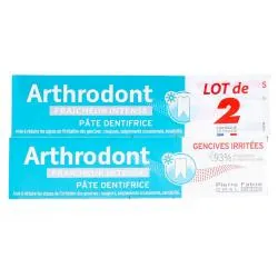 ARTHRODONT Pâte dentifrice fraîcheur intense lot de 2