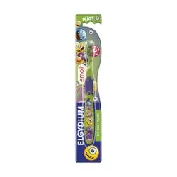 ELGYDIUM Kids - Brosse à dent 2-6 ans emoji monster