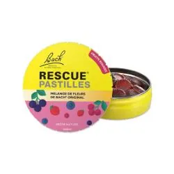 LES FLEURS DE BACH Rescue - Pastilles Saveur Fruits des Bois 50g