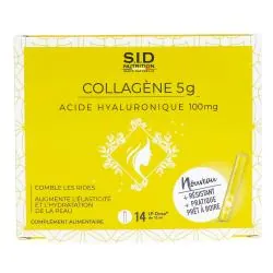 SID NUTRITION Collagène 5g Acide Hyaluronique 100mg x14 doses