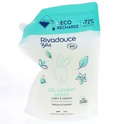 RIVADOUCE Gel lavant bébé bio recharge 750ml