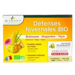 LES 3 CHÊNES Défenses Hivernales BIO x20 ampoules