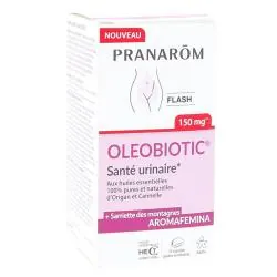 PRANAROM Aromafemina - Oleobotic Flash 150mg - Santé urinaire x15 capsules