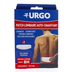 URGO Patch Auto-Chauffant 8h x2 lombaire