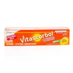 VITASCORBOL C1000 Goût Orange pressée x20 comprimés effervescents