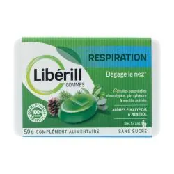 LIBERILL Respiration - Gommes sans sucre 50g