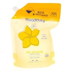 RIVADOUCE Gel douche parfum fleur de tiaré recharge 750 ml