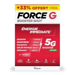 VITAVEA FORCE G Booster Shot - Energie Immédiate x15 Ampoules + 5 Offertes