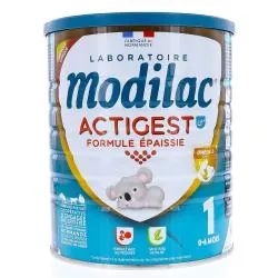 MODILAC Actigest Lf+ Lait 1er âge 0 à 6 mois Formule épaisse 800g