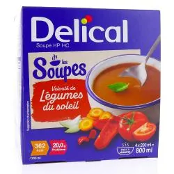 DELICAL Soupe HP/HC Velouté de légumes du Soleil 4x200ml