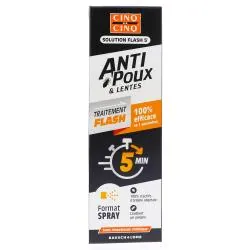 CINQ SUR CINQ Solution Flash Anti-Poux et Lentes 5 Minutes 150ml