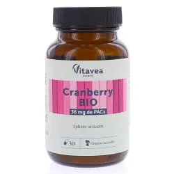 NUTRI'SENTIELS BIO Cranberry 30 gélules 36mg pacs