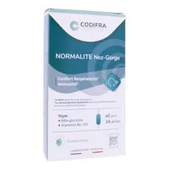 CODIFRA Normalité - Nez gorge x14 gélules