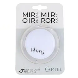 VITRY Cartel - Miroir de sac grossissant x7 rond blanc