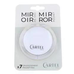 VITRY Cartel - Miroir de sac grossissant x7 rond blanc