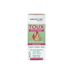 GRANIONS Sirop Toux Sèche Et Grasse - Actif végétaux 120ml