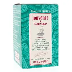 JOUVENCE DE L'ABBE SOURY Médicament traditionnel à base de plantes Jambes lourdes 120 comprimés