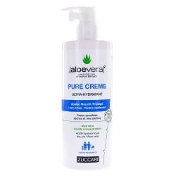 ZUCCARI Aloe vera pure Crème - Ultra-hydratant 400ml
