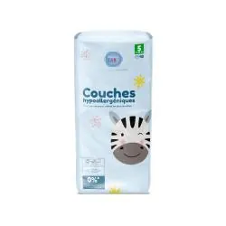 PHARMABABY Couches hypoallergéniques taille 5 - 11 à 25kg x40 couches