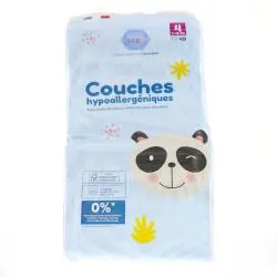 PHARMABABY Couches hypoallergéniques taille 4 - 7à18kg x48 couches