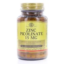 SOLGAR Zinc picolinate 22 mg 100 comprimés