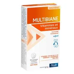 PILEJE Multibiane Enfant - Vitamines et Minéraux x30 Comprimés à Croquer