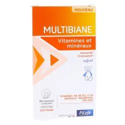 PILEJE Multibiane Enfant - Vitamines et Minéraux x30 Comprimés à Croquer