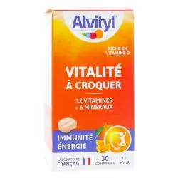 ALVITYL Vitalité - Vitamines et minéraux goût Orange x30 Comprimés