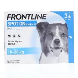 FRONTLINE Spot On - Chien M x3 pipettes