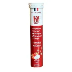 GRANIONS Hydrop Pastilles Hydratation x20 comprimés fraise