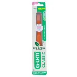 GUM Classic - Brosse À Dents Bio-Sourcée Ultra Souple 15/100e Compacte