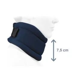 ORLIMAN Collier cervical C1 souple hauteur 7,5cm taille 1