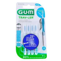 GUM Trav-ler - Brossettes interdentaires n°1614 Taille 5 1.6mm x4