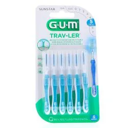 GUM Trav-ler - Brossettes interdentaires n°1614 Taille 5 1.6mm x6
