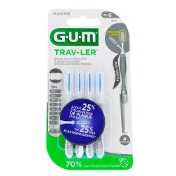 GUM Travler - Brossettes interdentaires n°1618 2mm x4