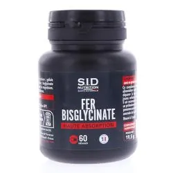 SID NUTRITION Fer Bisglycinate x60 gélules