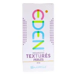 EDEN Préservatifs - Masculins Texturés Perlés x12