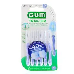 GUM Trav-ler - Brossettes interdentaires n°1312 Taille 0.6mm x6